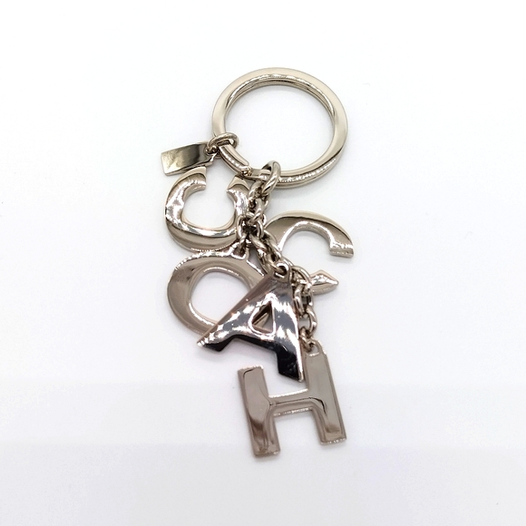 Vintage COACH Rare Pastel Letters Fob Multi Purse Charm Keychain Fob - Picture 4 of 7